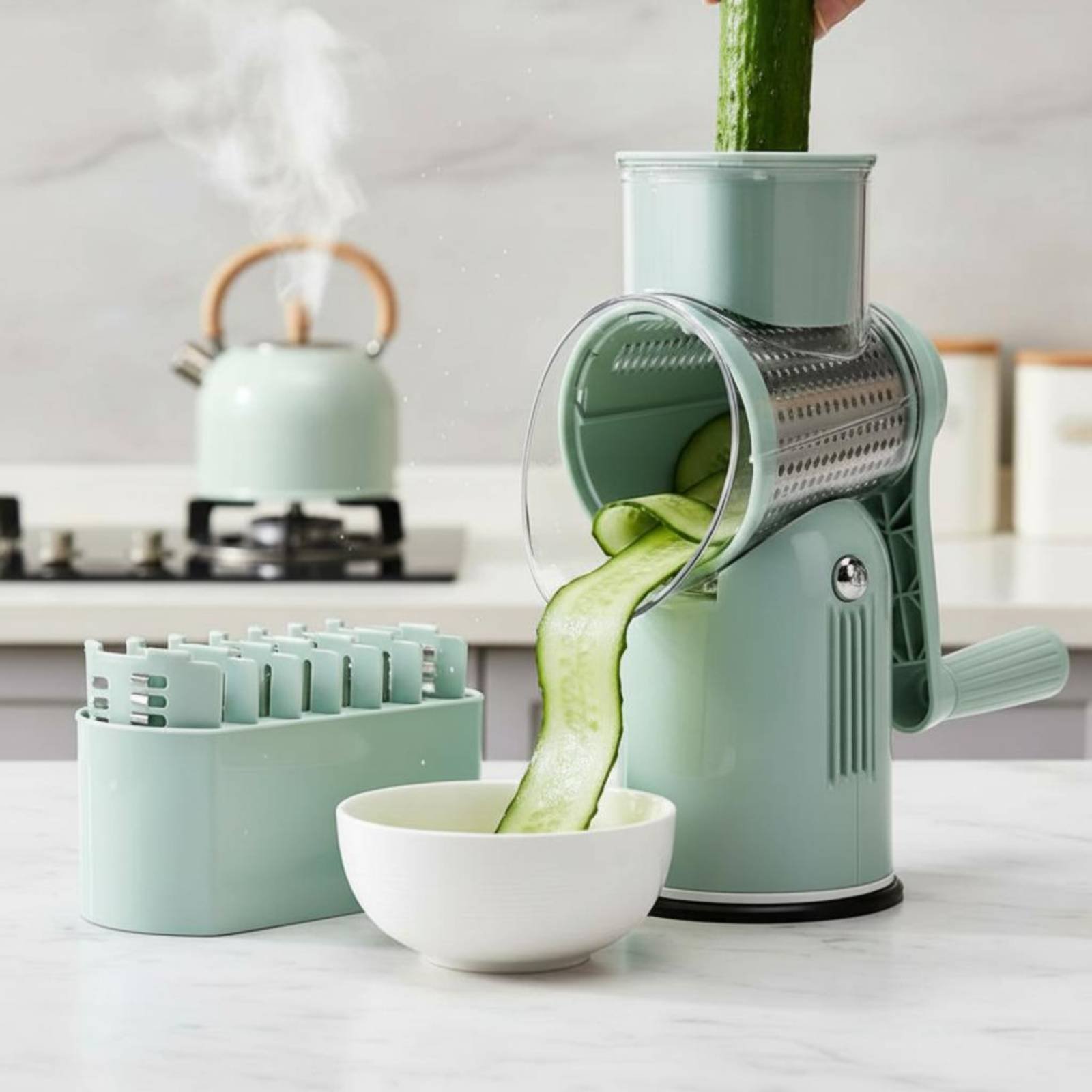 Rotary Vegetable Cutter Labor  - مراجعة Kitchen Gadgets Save Time وسعره