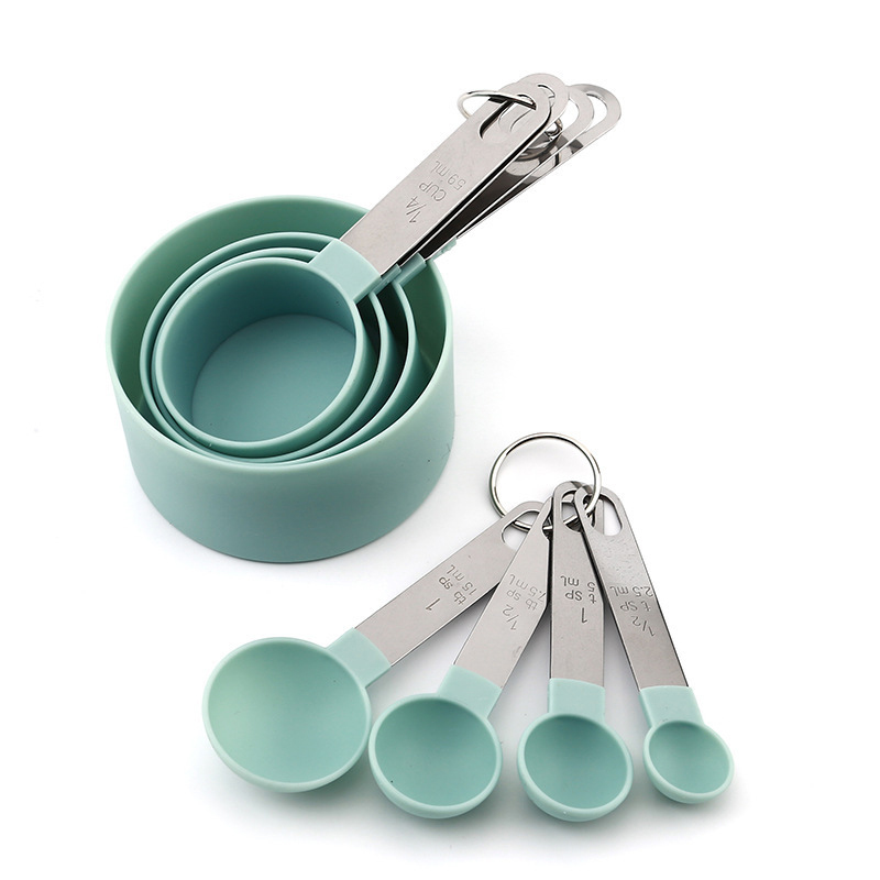 8PCS Measuring Cups Spoons Set - مراجعة Healthy Kitchen Gadgets وسعره