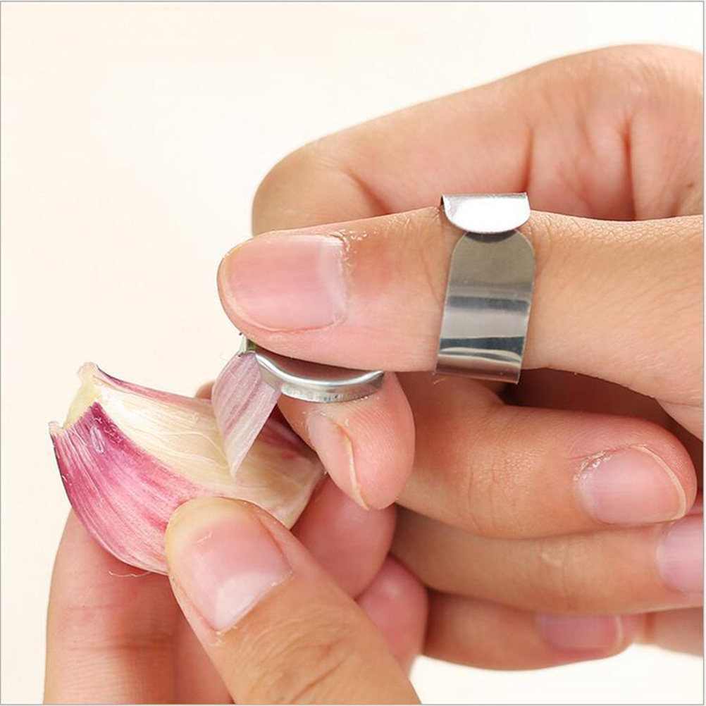 4Pcs Garlic Peeler Stainless S - مراجعة Kitchen Gadgets Save Time وسعره