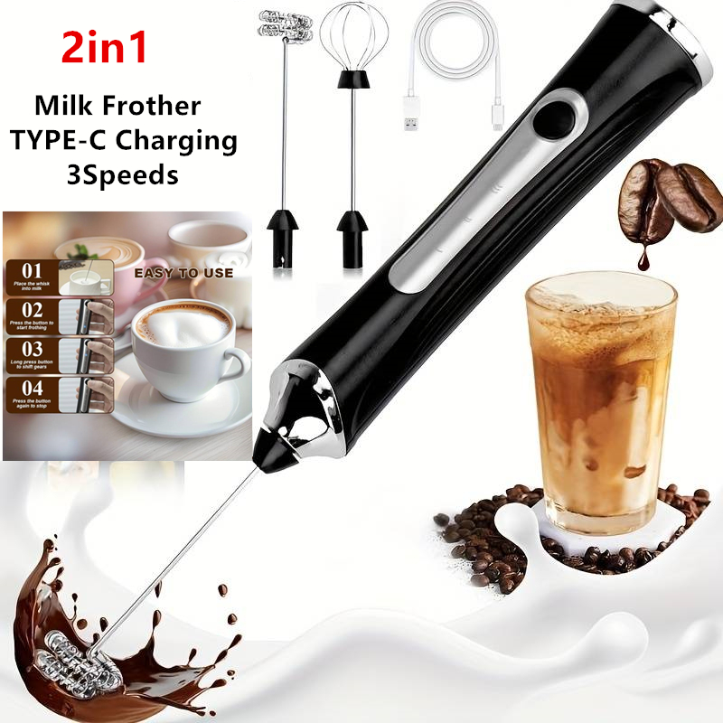 Wireless Electric Milk Frother - مراجعة Healthy Kitchen Gadgets وسعره