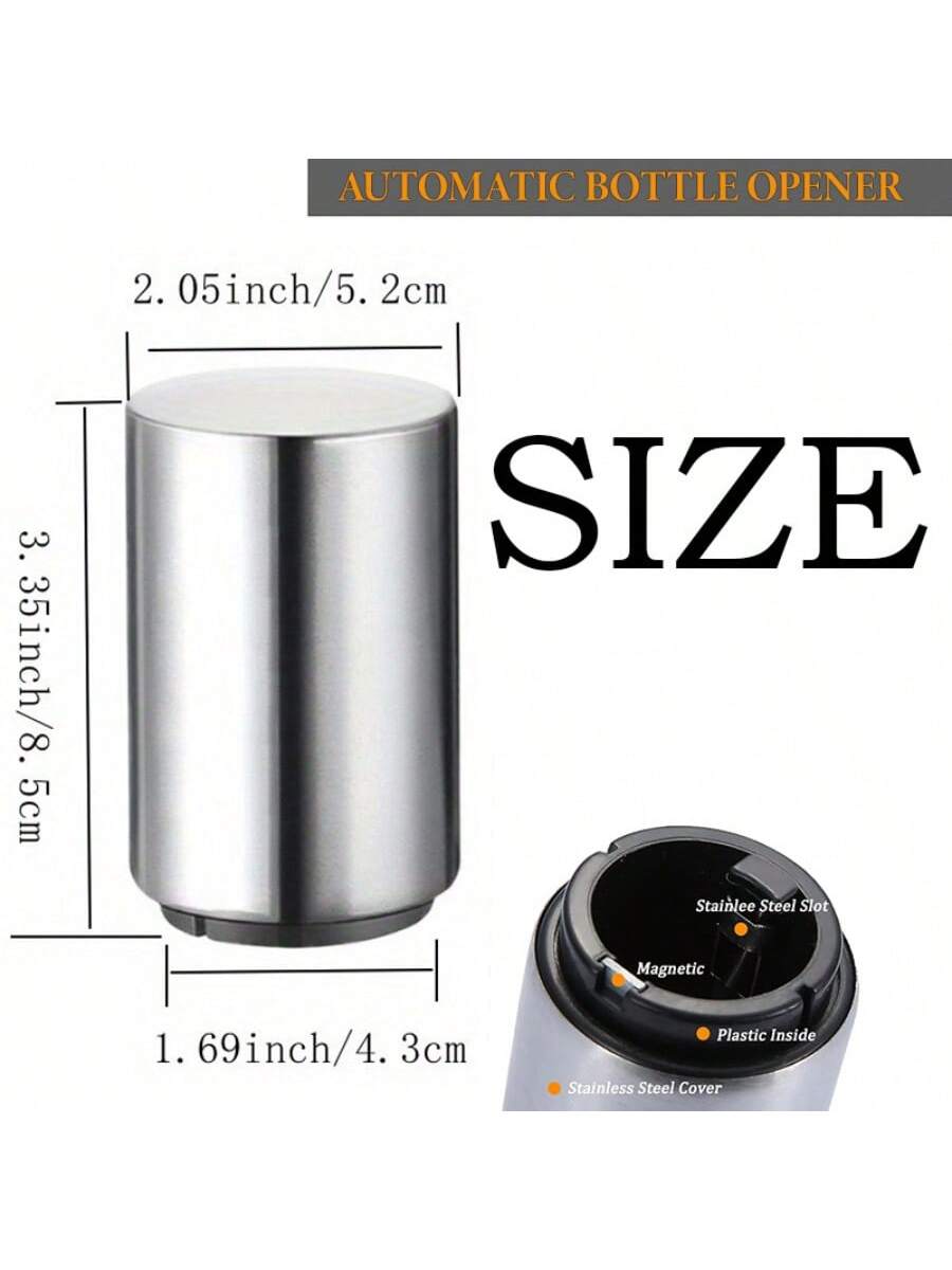 1pc Push Down Magnetic Bottle  - مراجعة Kitchen Gadgets Save Time وسعره
